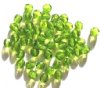 50 6mm Faceted Medium Green Beads